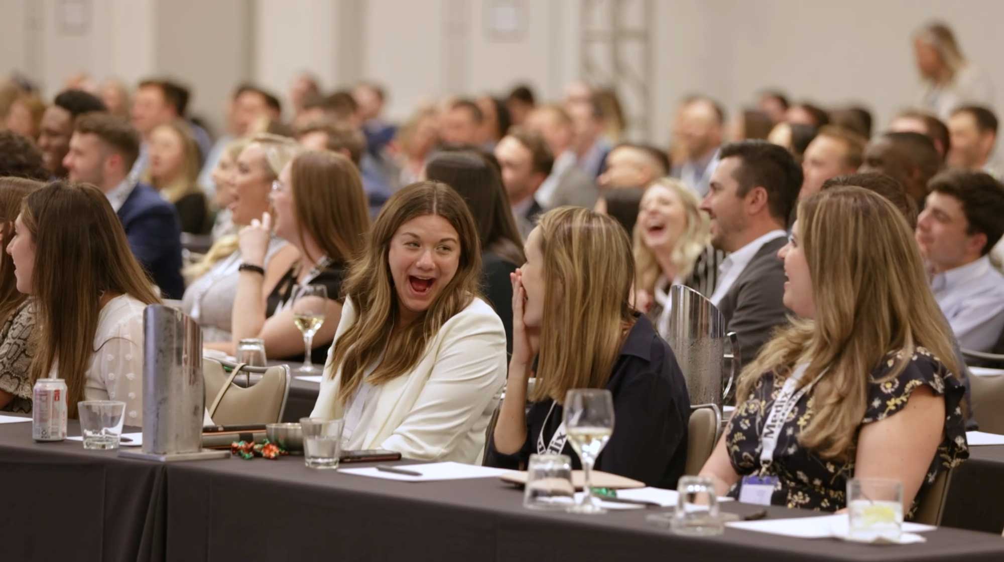Magician performing at a Baltimore event